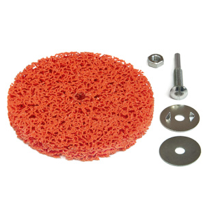 KPD SYSTEM Зачистной круг D 115 мм под дрель (оранжевый)