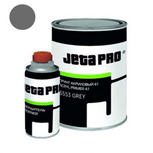JETA Грунт акриловый 4:1+отв.(0,8л+0,2л) (серый)