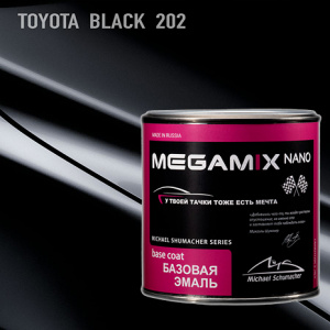 202 MEGA MIX Toyota Black металлик (850 мл)